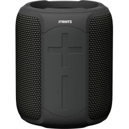 Streetz Vedenkestävä BT-kaiutin, TWS, 10W, IPX7, 3,5mm, musta