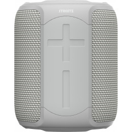 Streetz Vedenkestävä BT-kaiutin, TWS, 10W, IPX7, 3,5mm, harmaa