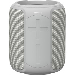 Streetz Vedenkestävä BT-kaiutin, TWS, 10W, IPX7, 3,5mm, harmaa