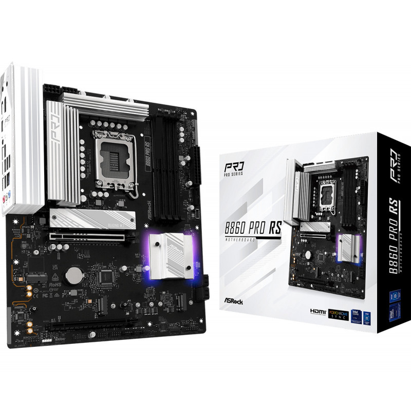 Asrock B860 Pro RS Intel B860 LGA 1851 (Socket V1) ATX