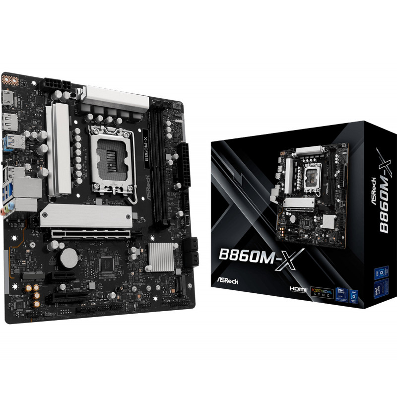 Asrock B860M-X Intel B860 LGA 1851 (Socket V1) mikro ATX