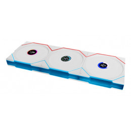 Lian Li Uni Fan TL120 LCD Wireless Tietokonekotelo Tuuletin 12 cm Valkoinen 1 kpl