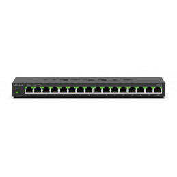 NETGEAR GS316 Hallitsematon L2 Gigabit Ethernet (10 100 1000) musta