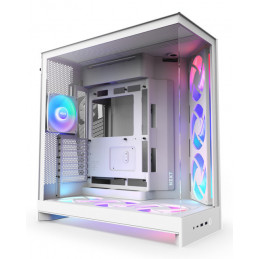 NZXT H9 Flow RGB+ Midi Tower Valkoinen