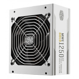 Cooler Master MWE Gold 1250 V2 ATX 3.1 White Edition virtalähdeyksikkö 1250 W 24-pin ATX Valkoinen