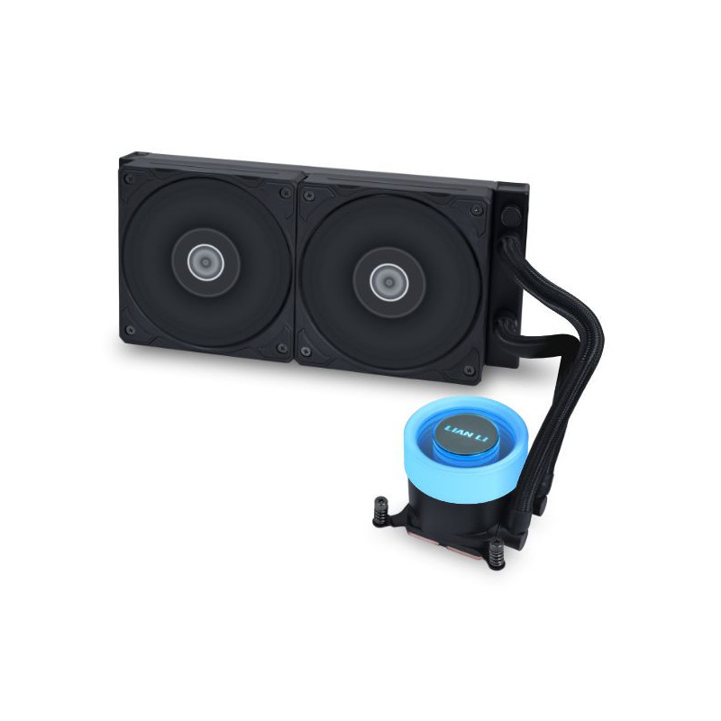 Lian Li GA II LITE Suoritin All-in-one-nesteenjäähdytin 12 cm musta 1 kpl