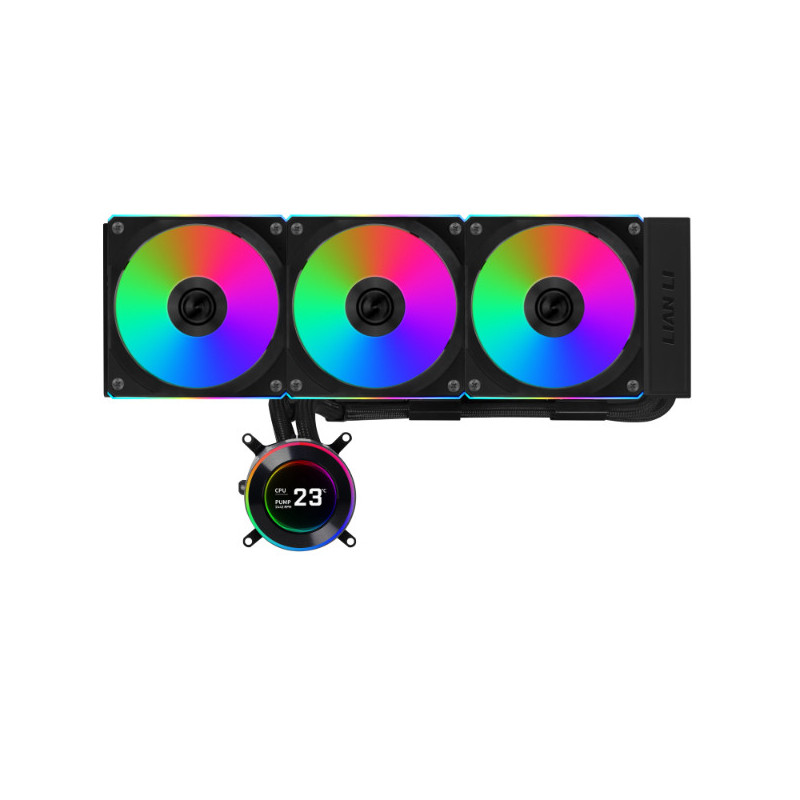 Lian Li GA II Hydroshift II LCD-C 360CL Suoritin All-in-one-nesteenjäähdytin 12 cm musta 1 kpl