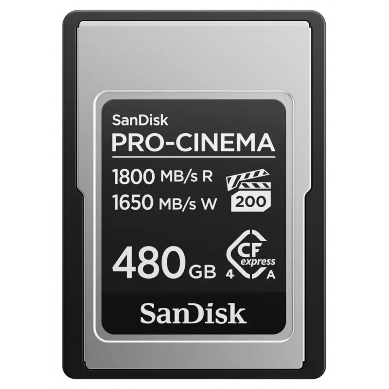 SanDisk PRO-CINEMA CFexpress Type A Card - 480GB CFexpress tyyppi A