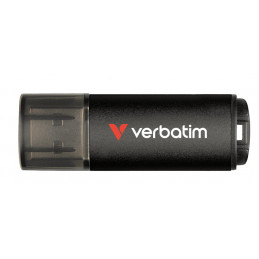 Verbatim V200 Metal USB Drive 128 GB USB-muisti USB A-tyyppi 3.2 Gen 1 (3.1 Gen 1) musta