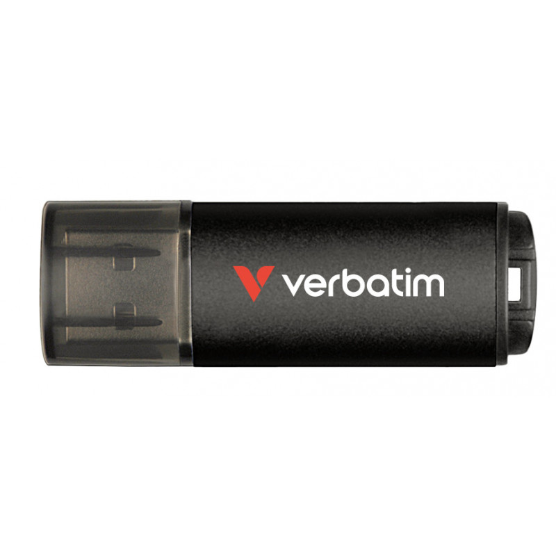 Verbatim V200 Metal USB Drive 64GB USB-muisti USB A-tyyppi 3.2 Gen 1 (3.1 Gen 1) musta