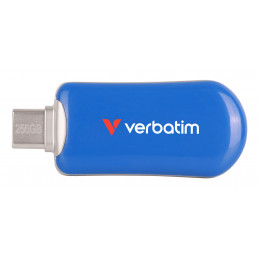 Verbatim 30234 USB-muisti 256 GB USB Type-C 3.2 Gen 1 (3.1 Gen 1) Sininen