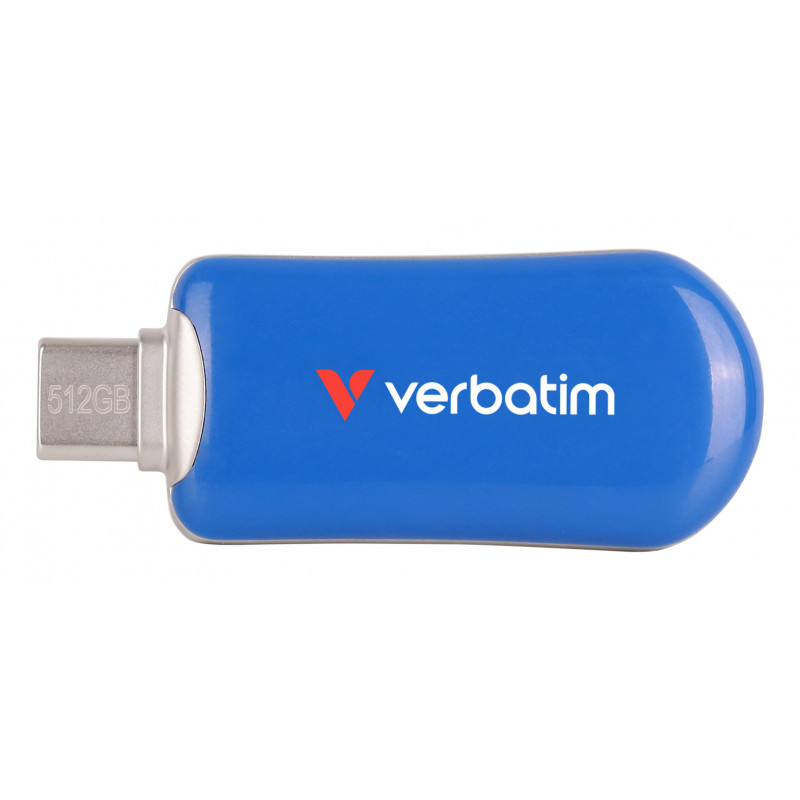 Verbatim 30235 USB-muisti 512 GB USB Type-C 3.2 Gen 1 (3.1 Gen 1) Sininen