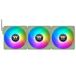 Thermaltake CL-F199-PL14MG-A Tietokoneen jäähdytysjärjestelmä Tietokonekotelo Tuuletin 14 cm Vihreä 3 kpl