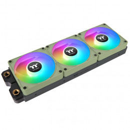 Thermaltake CL-F199-PL14MG-A Tietokoneen jäähdytysjärjestelmä Tietokonekotelo Tuuletin 14 cm Vihreä 3 kpl