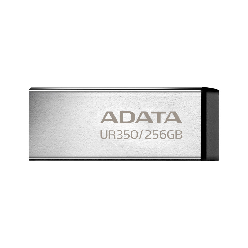 ADATA UR350 USB-muisti 256 GB USB A-tyyppi 3.2 Gen 1 (3.1 Gen 1) musta, Hopea