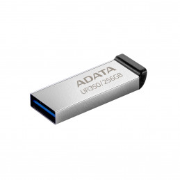 ADATA UR350 USB-muisti 256 GB USB A-tyyppi 3.2 Gen 1 (3.1 Gen 1) musta, Hopea