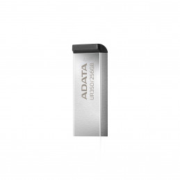 ADATA UR350 USB-muisti 256 GB USB A-tyyppi 3.2 Gen 1 (3.1 Gen 1) musta, Hopea