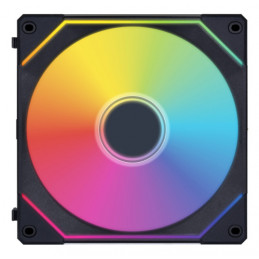 Lian Li Uni Fan 12RSLIN3B Tietokoneen jäähdytysjärjestelmä Tietokonekotelo Tuuletin 12 cm musta