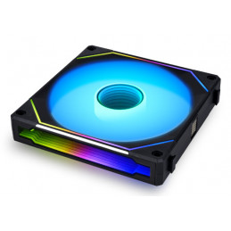 Lian Li Uni Fan 12RSLIN3B Tietokoneen jäähdytysjärjestelmä Tietokonekotelo Tuuletin 12 cm musta