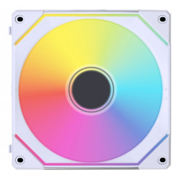 Lian Li Uni Fan 12RSLIN3W Tietokoneen jäähdytysjärjestelmä Tietokonekotelo Tuuletin 12 cm Valkoinen