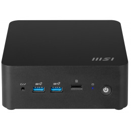 MSI Cubi NUC 13MQG-070EU Intel® Core™ i7 i7-1365U 16 GB DDR5-SDRAM 1 TB SSD Windows 11 Pro Mini PC musta