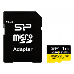 Silicon Power SP001TBSTXLA2V1NSP muistikortti 1 TB MicroSDXC 3D TLC NAND Luokka 10