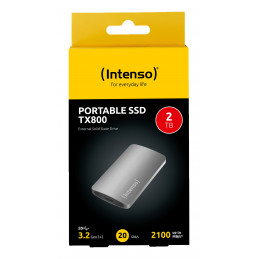 Intenso TX800 2 TB USB Type-C USB 3.2 Gen 2x2 Antrasiitti