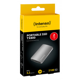 Intenso TX800 2 TB USB Type-C USB 3.2 Gen 2x2 Antrasiitti