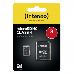 Intenso 3403460 muistikortti 8 GB SDHC Luokka 4