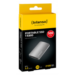 Intenso TX800 500 GB USB Type-C USB 3.2 Gen 2x2 Antrasiitti