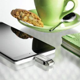 Intenso cMobile Line USB-muisti 128 GB USB Type-A   USB Type-C 3.2 Gen 1 (3.1 Gen 1) Hopea