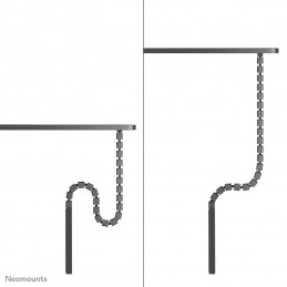 Neomounts ADS06-133BL kaapelinjärjestäjä Vastaanotto Kaapeliohjain musta 1 kpl