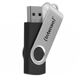 Intenso USB 256GB OFFICE LINE 3.2 Gen1 Silver-Black USB-muisti USB A-tyyppi 3.2 Gen 1 (3.1 Gen 1) musta, Hopea