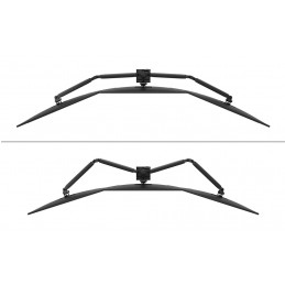 Neomounts DS60-600BL3 monitorin kiinnike ja jalusta 68,6 cm (27") Vastaanotto musta