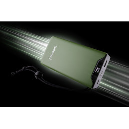 Intenso 7332057 akku- ja paristolaturi Litium polymeeri (LiPo) 20000 mAh Vihreä