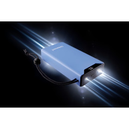 Intenso 7332055 akku- ja paristolaturi Litium polymeeri (LiPo) 20000 mAh Sininen