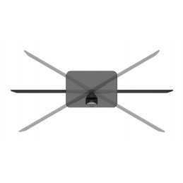 Neomounts DS45-430BL12 TV-kiinnike 109,2 cm (43") musta