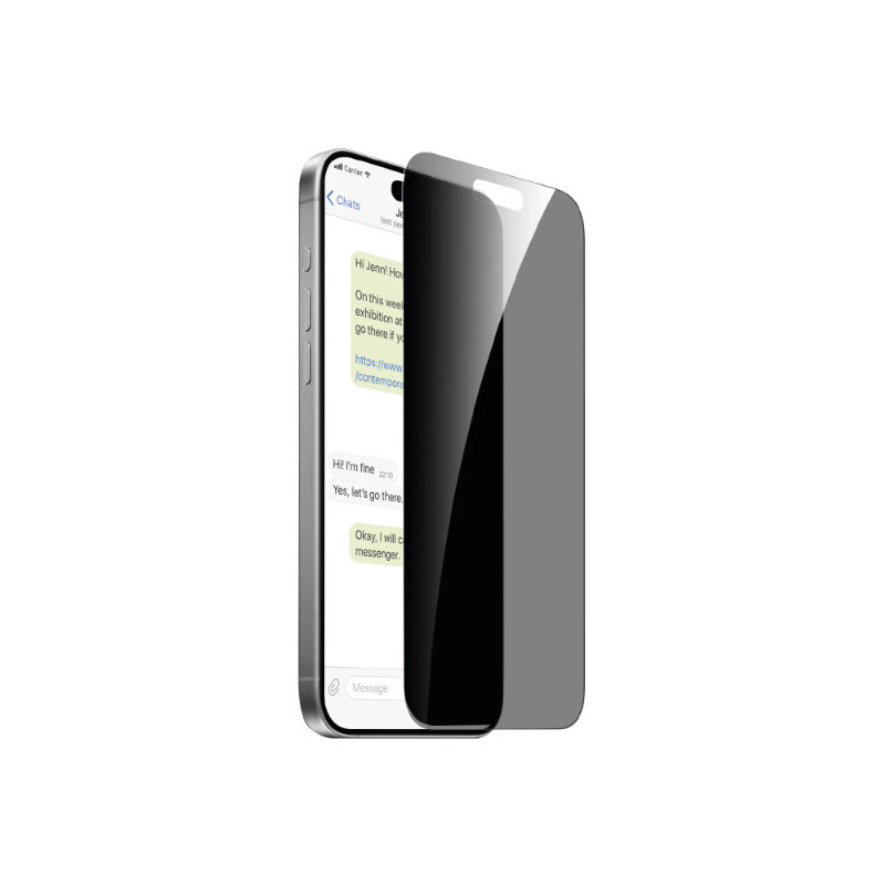 SBS PUSDGPRIPHONE16P67 Matkapuhelimen näyttö- ja taustasuoja Näytön yksityisyydensuoja Apple 1 kpl