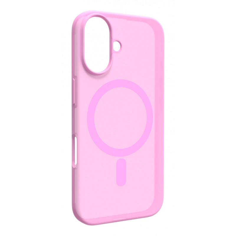 PURO Daylight matkapuhelimen suojakotelo 15,5 cm (6.1") Suojus Vaaleanpunainen, Läpikuultava