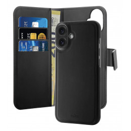PURO Wallet Detachable matkapuhelimen suojakotelo 17 cm (6.7") Folio-kotelo musta
