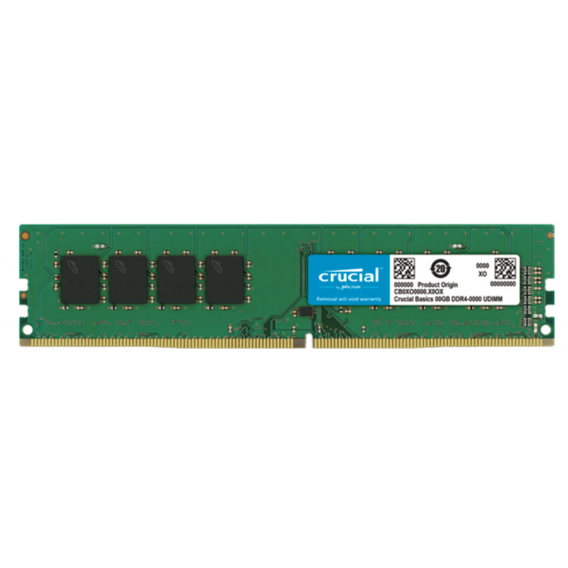 Crucial CB16GU3200 muistimoduuli 8 GB 1 x 8 GB DDR4 3200 MT s
