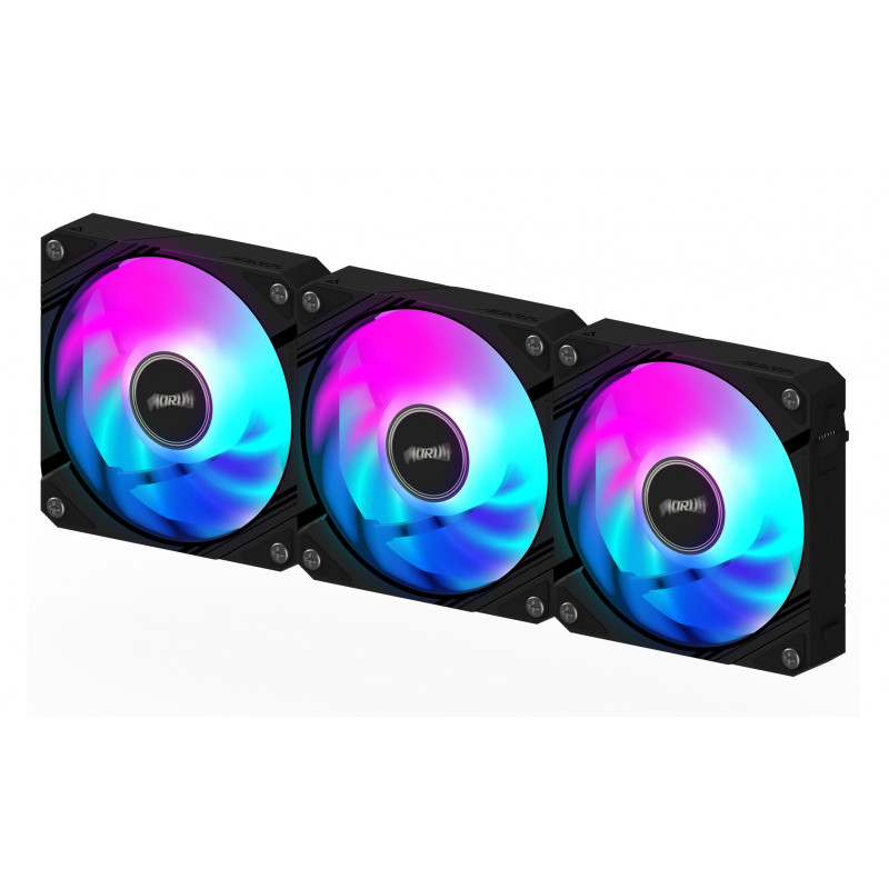 GIGABYTE AORUS EZ CHAIN FAN 120 (3-Pack) Emolevy Tuuletin 12 cm musta 3 kpl
