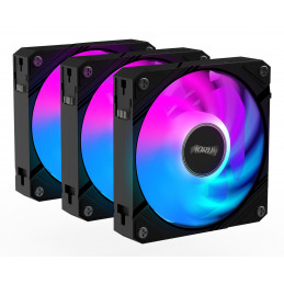 GIGABYTE AORUS EZ CHAIN FAN 120 (3-Pack) Emolevy Tuuletin 12 cm musta 3 kpl