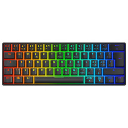 Deltaco Gaming DK470 60% mekaaninen näppäimistö, hot-swap Gateron-kytkimet