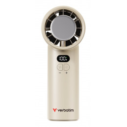 Verbatim Cool 'n' Go Ice Touch Hopea, Valkoinen Käsituuletin
