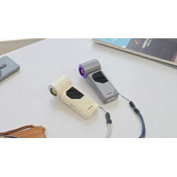 Verbatim Cool 'n' Go AirJet Harmaa, Purppura Käsituuletin