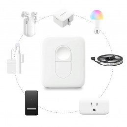 SwitchBot Remote kauko-ohjain Bluetooth Lighting Painikkeiden painaminen