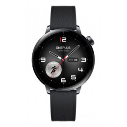 OnePlus Watch 3 43mm 3,35 cm (1.32") AMOLED Digitaalinen 466 x 466 pikseliä Kosketusnäyttö musta, Titaani Wi-Fi GPS