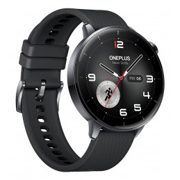 OnePlus Watch 3 43mm 3,35 cm (1.32") AMOLED Digitaalinen 466 x 466 pikseliä Kosketusnäyttö musta, Titaani Wi-Fi GPS