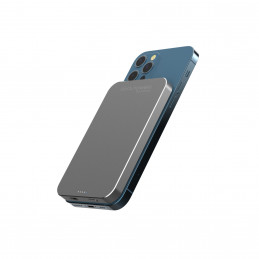 RealPower PB-5000 Mag Litium polymeeri (LiPo) 5000 mAh Langaton lataaminen Harmaa